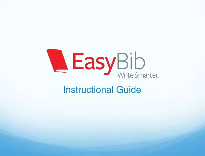 instructional guide