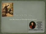 Patrick Henry - slide 1