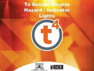 To Design Bicycle Hazard / Indicator Lights