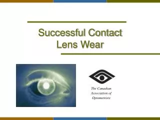 Successful Contact Lens Wear