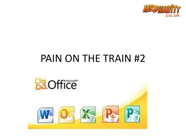 pain on the train 2