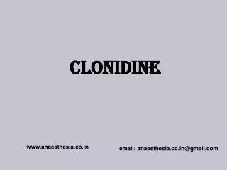 CLONIDINE