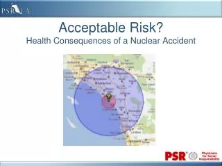 Acceptable Risk? Health Consequences of a Nuclear Accident