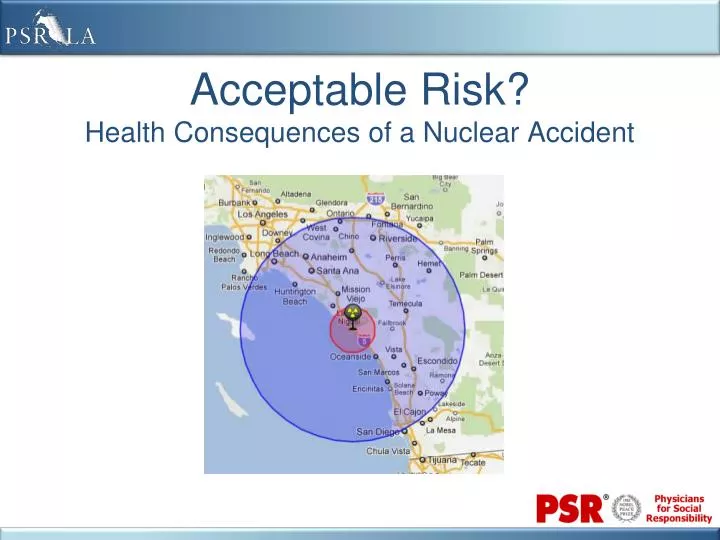acceptable risk health consequences of a nuclear accident