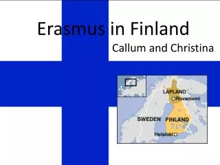 Erasmus in Finland Callum and Christina