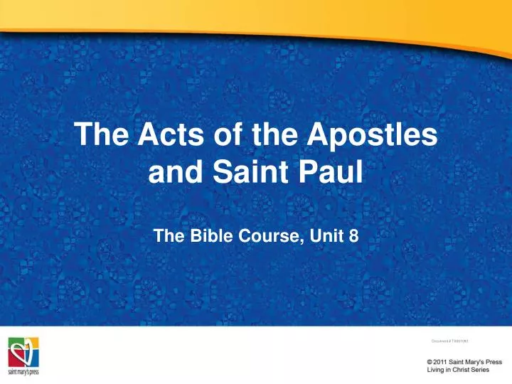 the acts of the apostles and saint paul