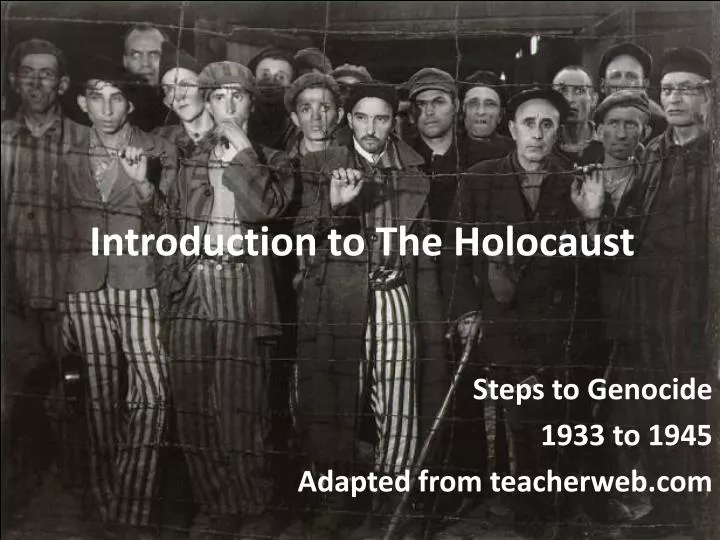 introduction to the holocaust