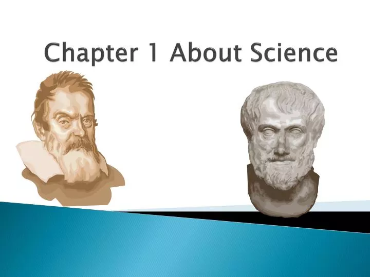chapter 1 about science