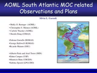 AOML South Atlantic MOC related Observations and Plans