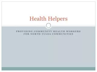 Health Helpers
