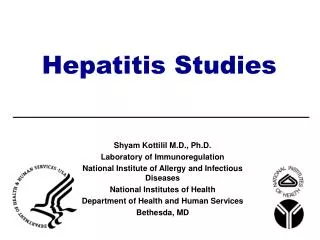 Hepatitis Studies