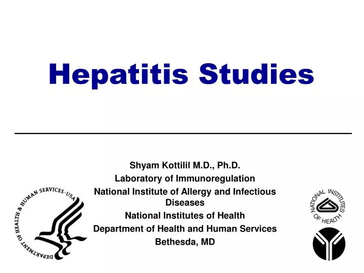 hepatitis studies