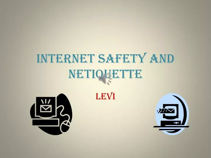 internet safety and netiquette