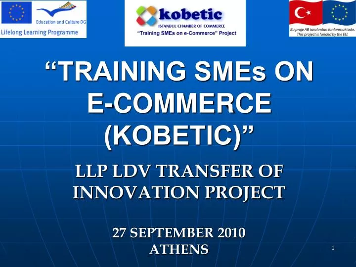 training smes on e commerce kobetic