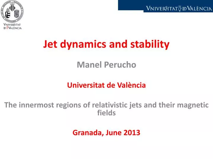 jet dynamics and stability