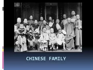 Chinese family