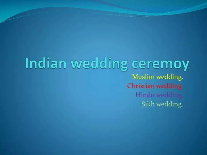 indian wedding ceremoy