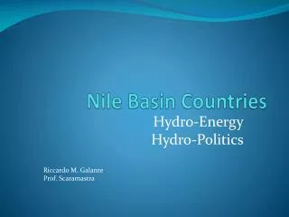 Nile Basin Countries