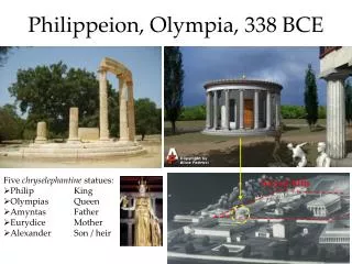 Philippeion , Olympia, 338 BCE