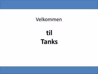 velkommen