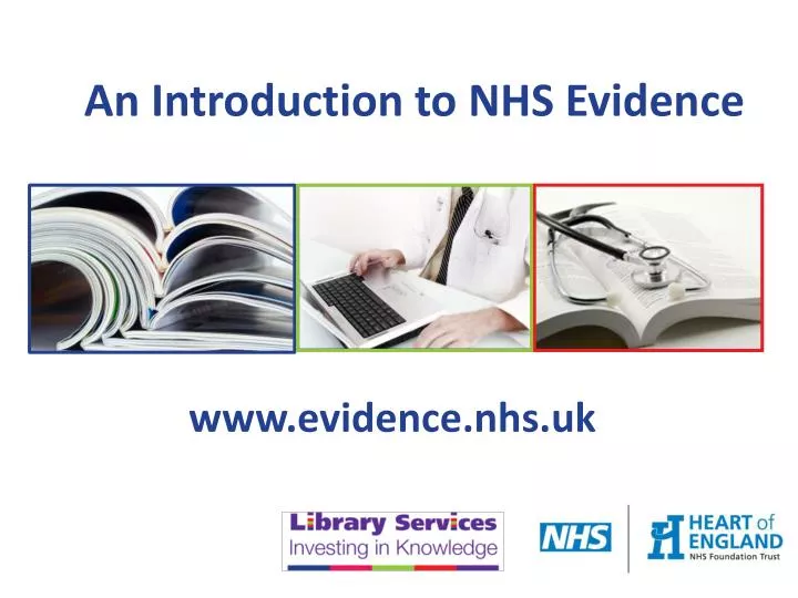 an introduction to nhs evidence