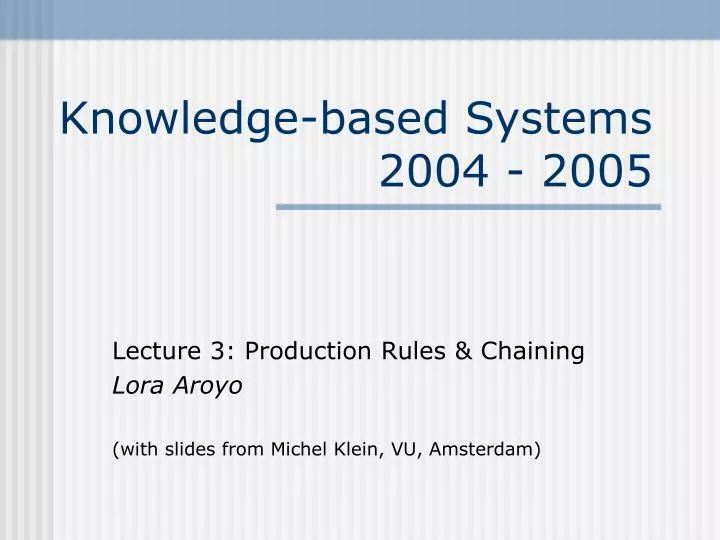 knowledge based systems 2004 2005