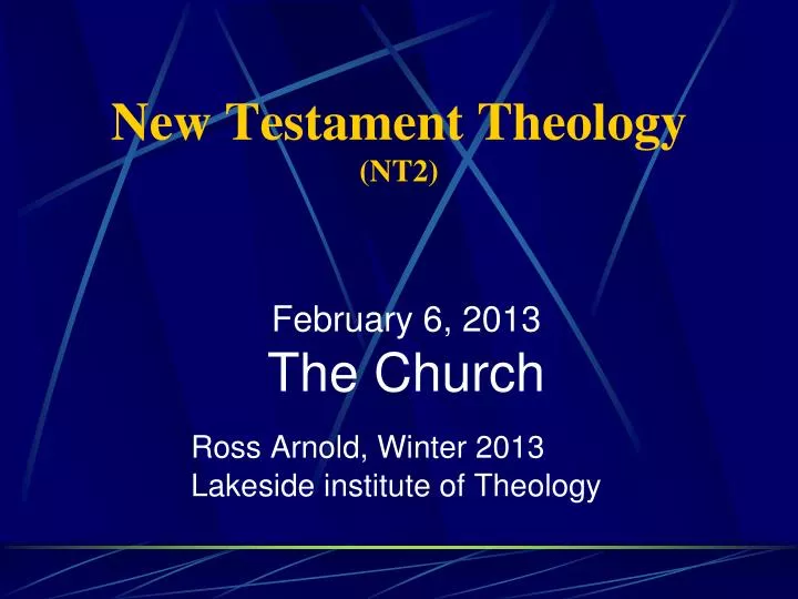 new testament theology nt2