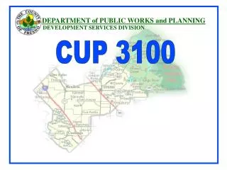 DEPARTMENT of PUBLIC WORKS and PLANNING