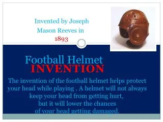 Football Helmet