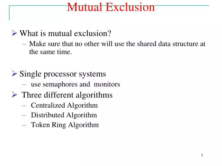 PDF] Comparative Study of Mutual Exclusion Algorithms in Distributed  Systems | Semantic Scholar
