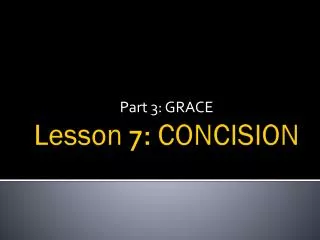 part 3 grace
