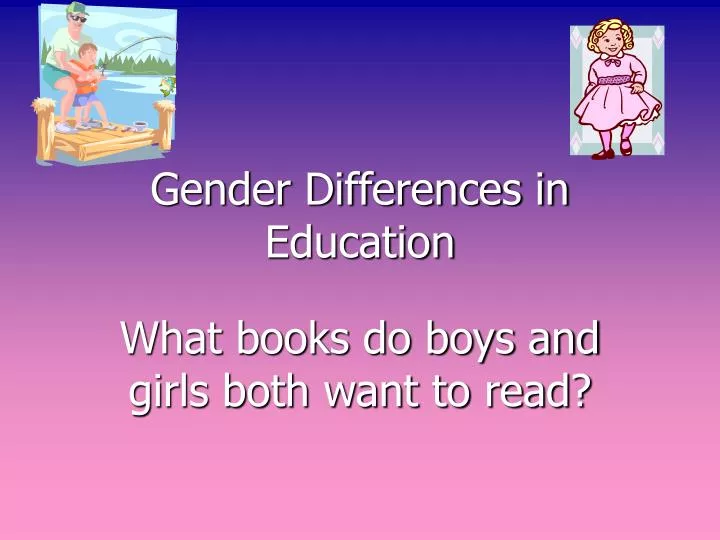 gender differences in education