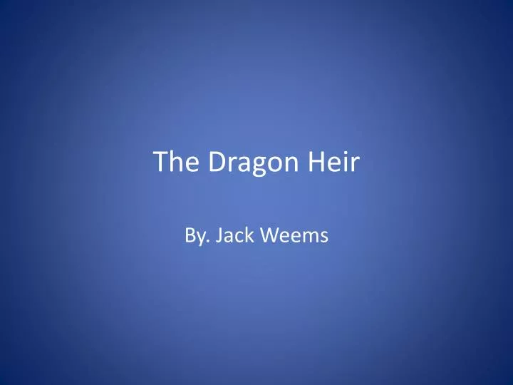 the dragon heir
