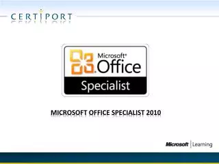 Microsoft Office Specialist 2010