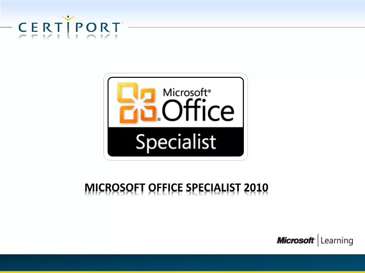 microsoft office specialist 2010