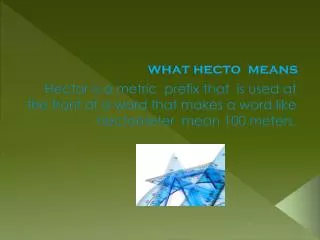 what hecto means