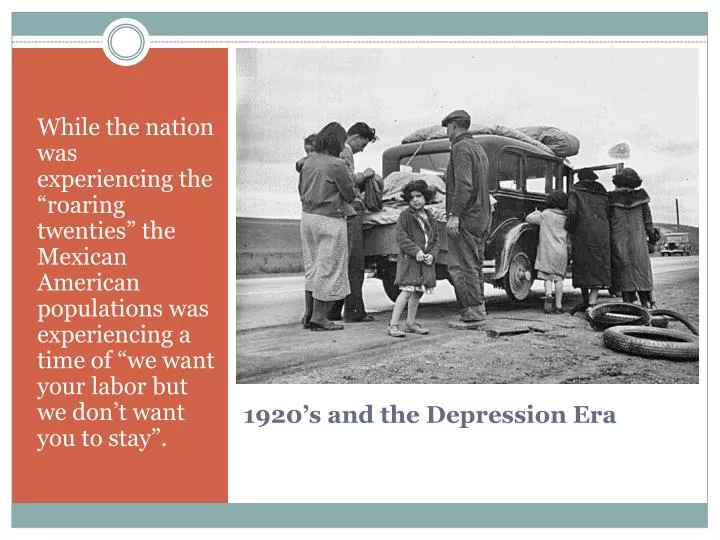 1920 s and the depression era