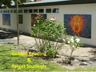 Guided Reading &amp; Target Students