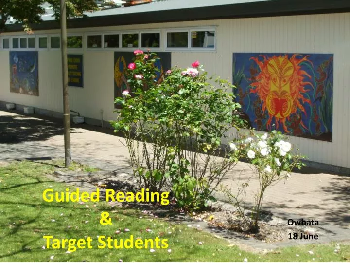 guided reading target students