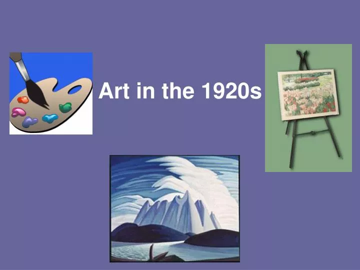 art in the 1920s