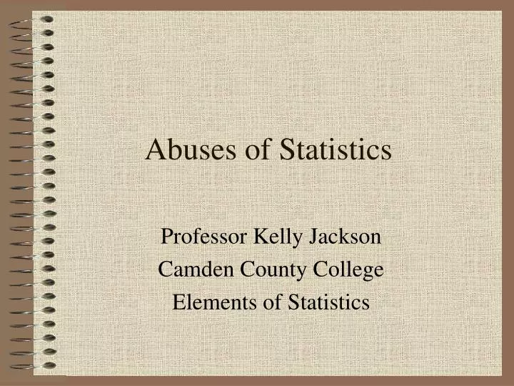 abuses of statistics