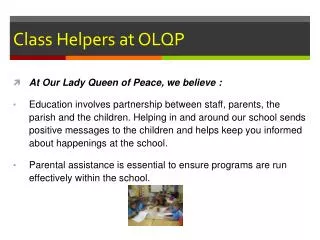 Class Helpers at OLQP