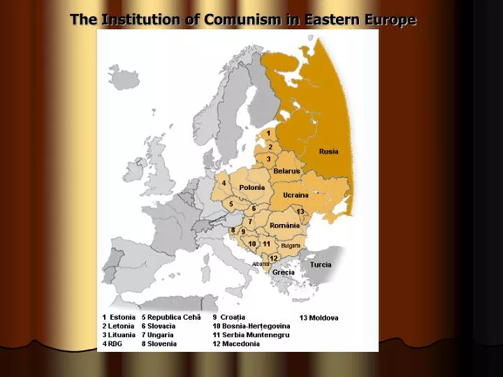the institution of comunism in eastern europe