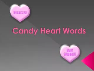 Candy Heart Words