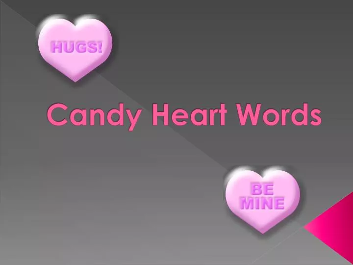 candy heart words