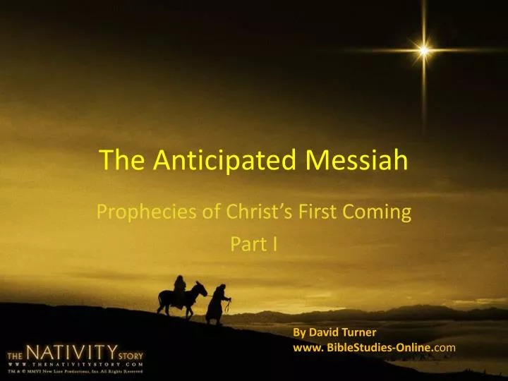 the anticipated messiah