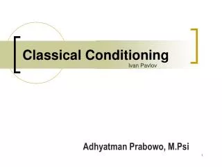 classical conditioning