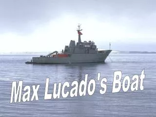 Max Lucado's Boat