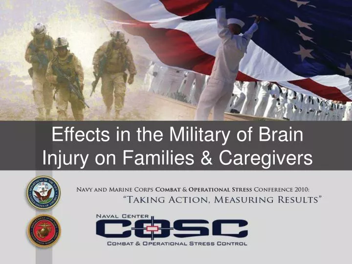 effects in the military of brain injury on families caregivers