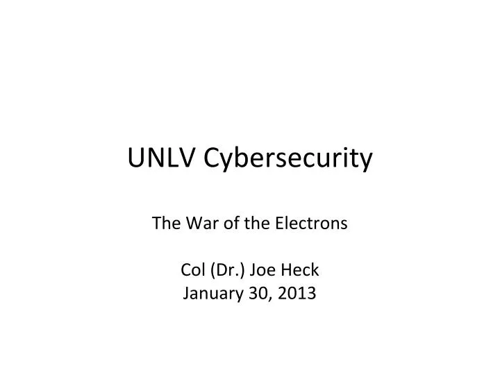 unlv cybersecurity